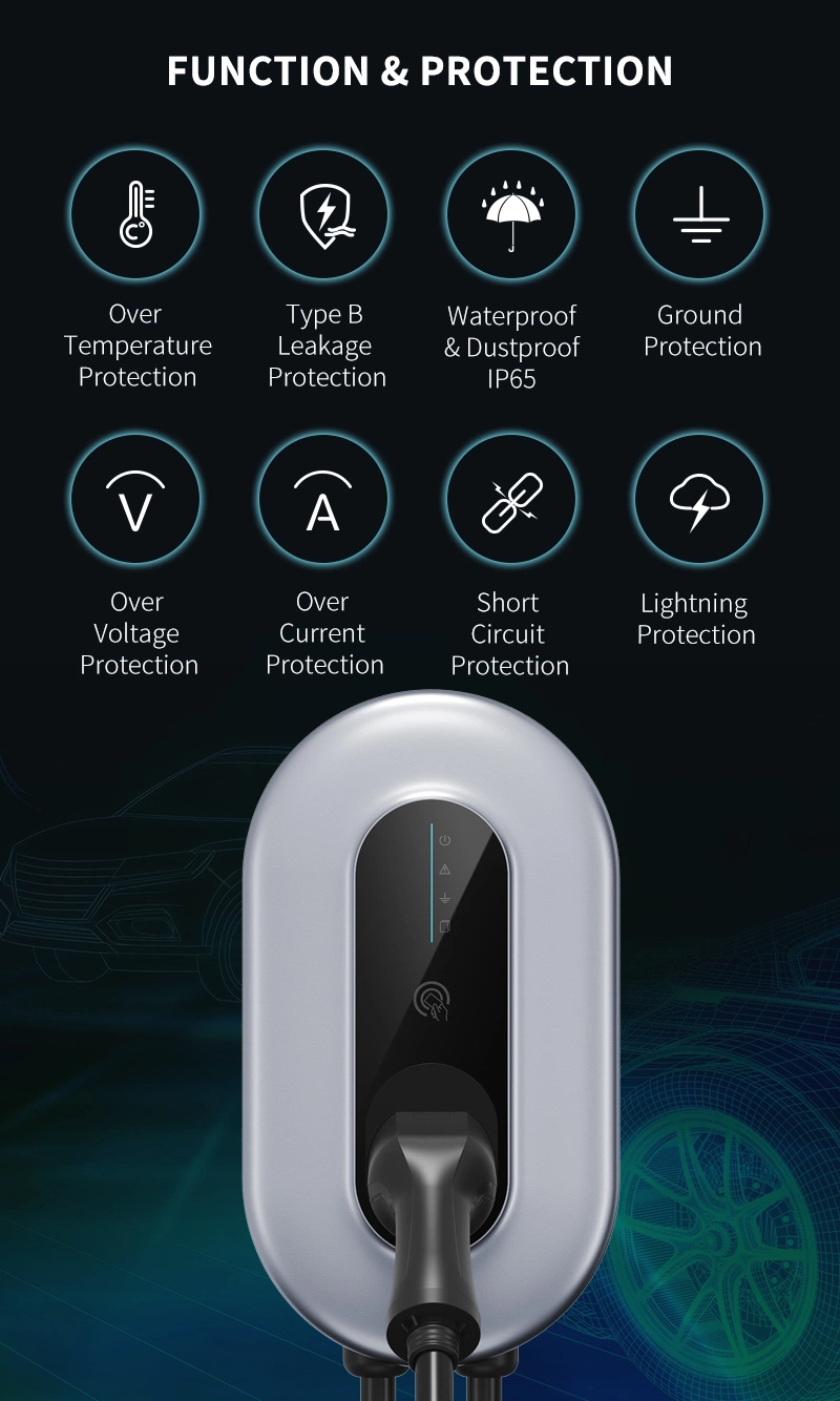 22kw 32A Electric Vehicle Charger Type 2 EV Charging Station