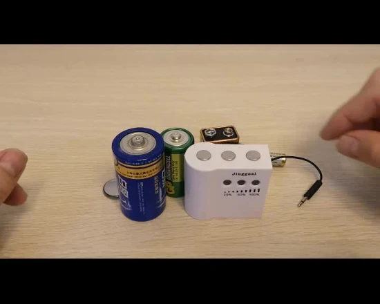 Tester e controllo della capacità della batteria a secco LED universale da 1,5 V 3 V 9 V 12 V